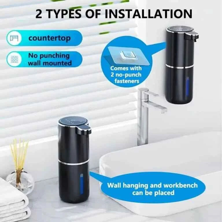 Automatic Touchless Foaming Soap Dispenser – USB Rechargeable & Waterproof