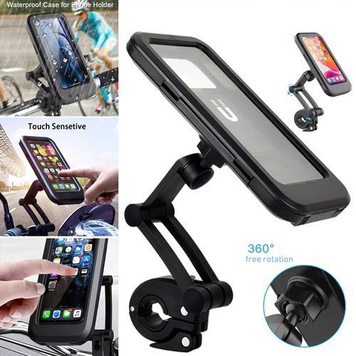 MotorClip™ – The Ultimate 360° Rotating Motorcycle Phone Mount.