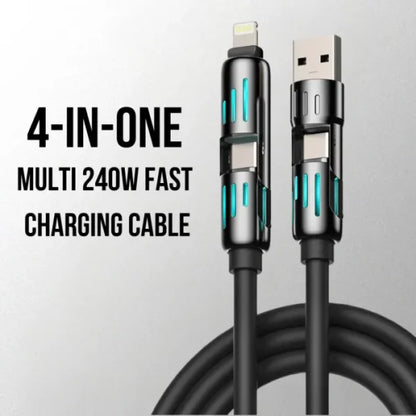 4 in 1 USB Cable |2M| Super Fast All-in-One