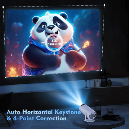 4K Android 11 Portable Projector – HY380 Smart Home Theater & Outdoor Cinema - AfrickanTZ