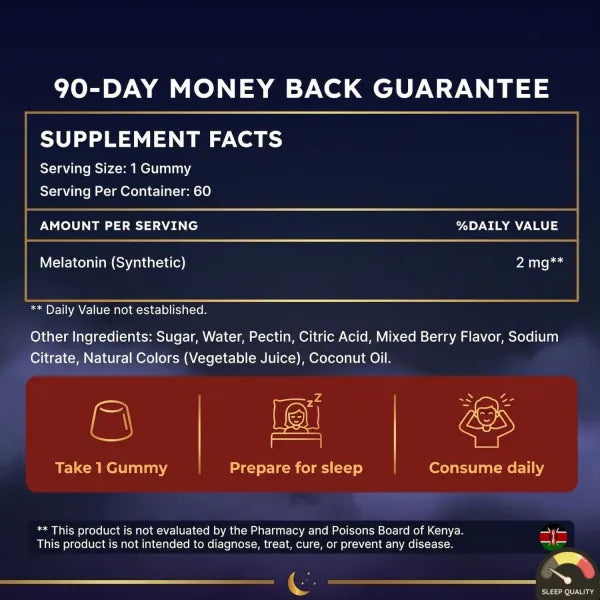 Africkan Melatonin Gummies – Deep Sleep Formula