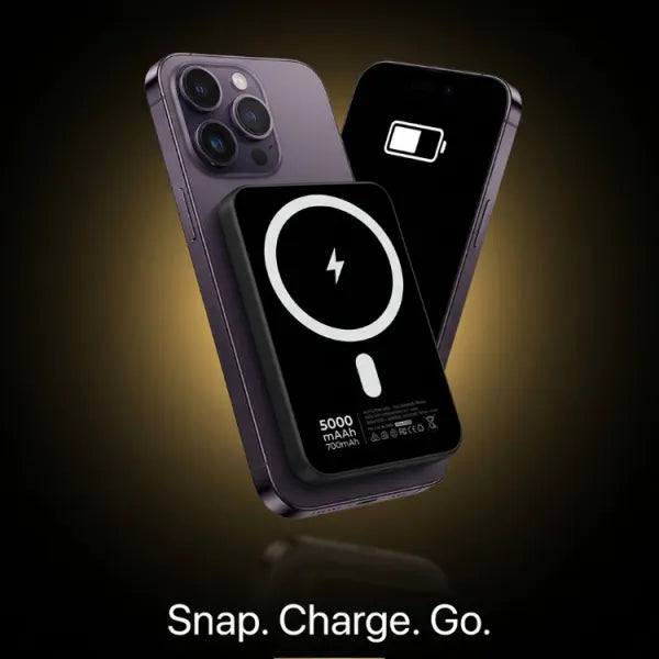 MagSnap™ Ultra-Slim Power Bank - 15W Magnetic Wireless + 20W USB-C Fast Charge