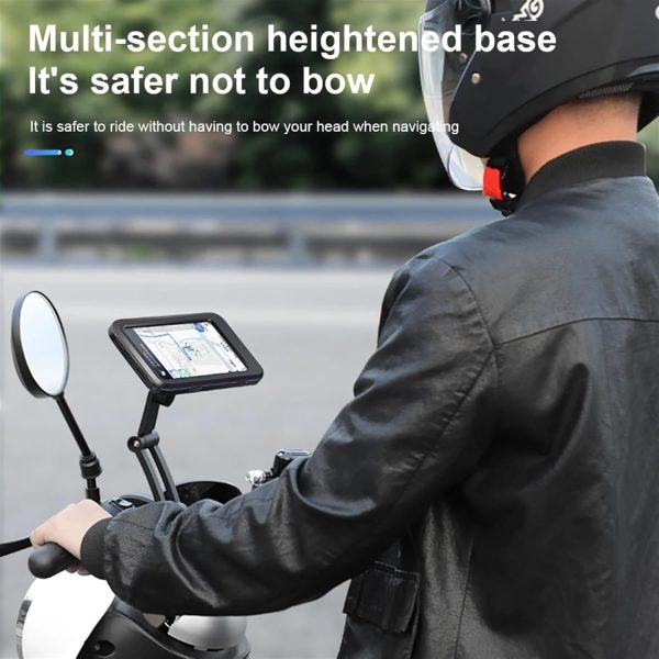 MotorClip™ – The Ultimate 360° Rotating Motorcycle Phone Mount.