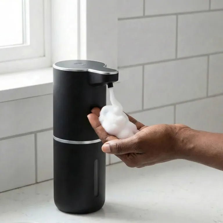 Automatic Touchless Foaming Soap Dispenser – USB Rechargeable & Waterproof - AfrickanTZ