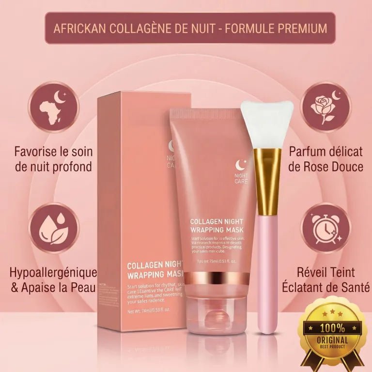 GlassGlow™ ORIGINAL Collagen night Mask | Buy 1 Get 1 Free 🎁 - AfrickanTZ