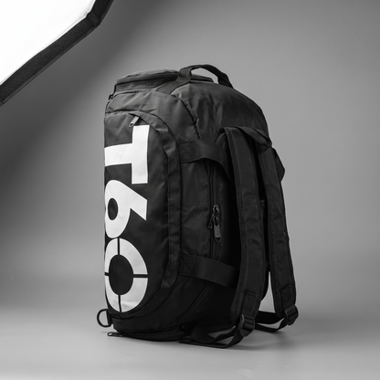 T60 PowerDuffel™ – Waterproof Sports, Gym & Travel Bag(Black | Grey)