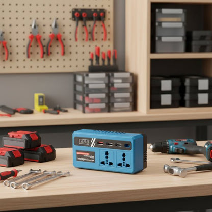 High - Capacity 120W Smart Battery Inverter – Portable AC & USB Power Solution - AfrickanTZ