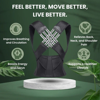 PosturePro™ Back Support – Corrects Posture & Relieves Pain - AfrickanTZ