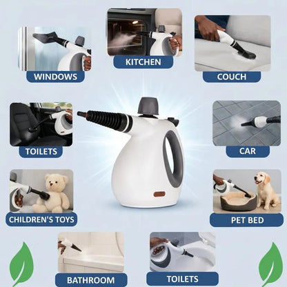 RAF 1050W Steam Cleaner | 9-in-1 Deep Cleaning & Disinfection System - AfrickanTZ