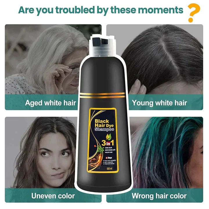 Shampoo ya Asili ya Kuzuia Unenyeupe wa Nywele (500ML) - AfrickanTZ
