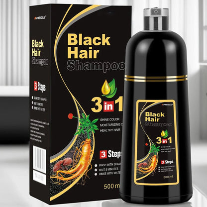 Shampoo ya Asili ya Kuzuia Unenyeupe wa Nywele (500ML) - AfrickanTZ