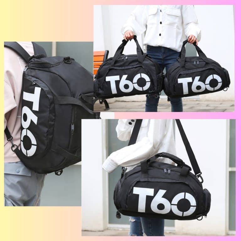 T60 PowerDuffel™ – Waterproof Sports, Gym & Travel Bag(Black | Grey) - AfrickanTZ