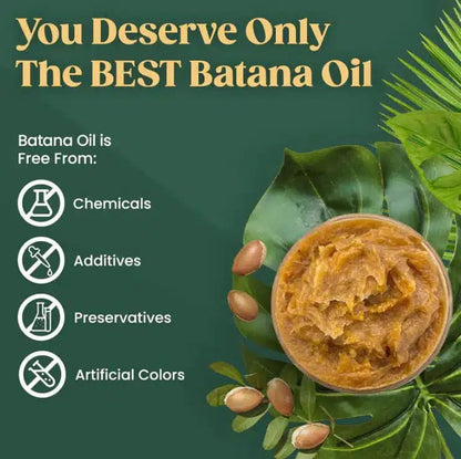 The Batana Pack™ — 100% Pure Unrefined Oil & Cream | 4oz | 𝗼𝗿𝗶𝗴𝗶𝗻𝗮𝗹 𝗹𝗮𝗯 - 𝘁𝗲𝘀𝘁𝗲𝗱 ✅ - AfrickanTZ