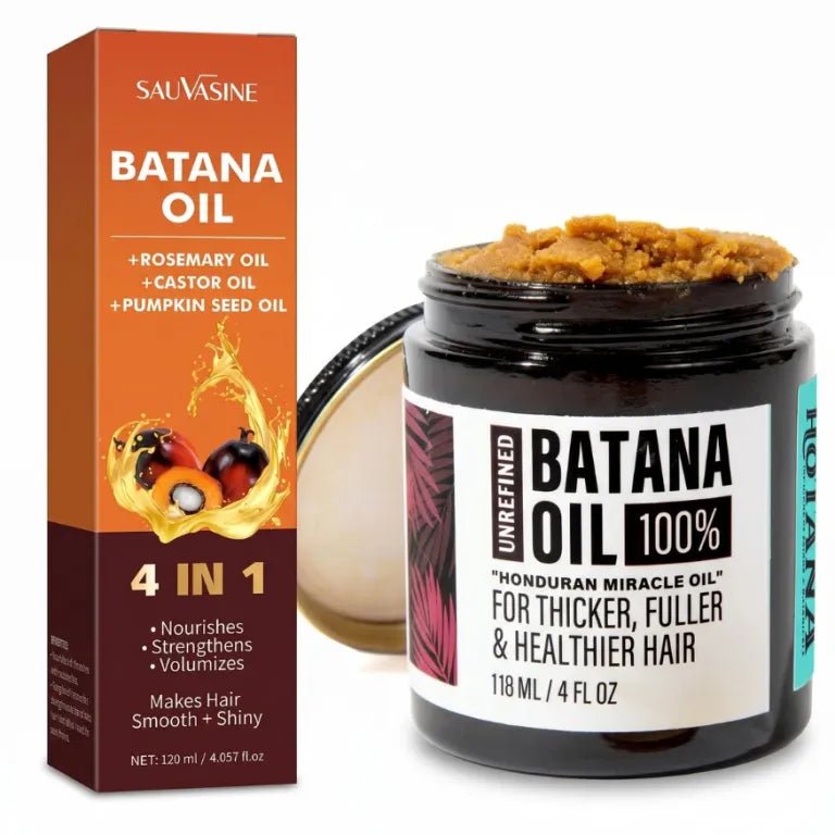 The Batana Pack™ — 100% Pure Unrefined Oil & Cream | 4oz | 𝗼𝗿𝗶𝗴𝗶𝗻𝗮𝗹 𝗹𝗮𝗯 - 𝘁𝗲𝘀𝘁𝗲𝗱 ✅ - AfrickanTZ