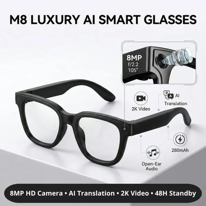 VisionX Elite™ AI Glasses — Ultra - HD Smart Camera Lents - AfrickanTZ